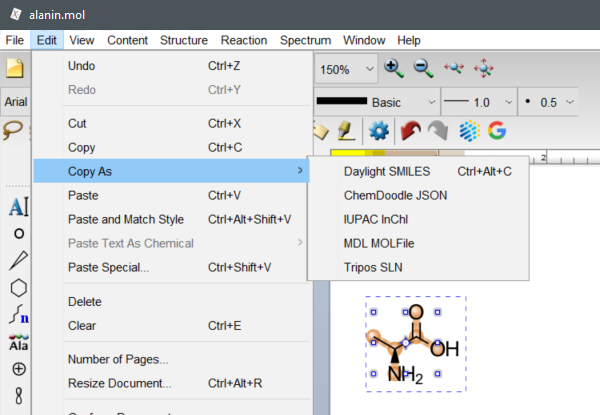 ChemDoodle_SMILES_InChI_InChIKey